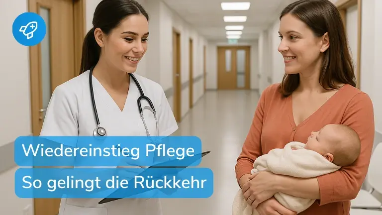 Wiedereinstieg in die Pflege nach Elternzeit oder langer Pause – Rechte, Kurse & Jobs
